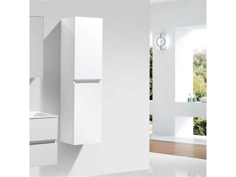 Meuble à miroir 2 portes 80x14x96 cm. Grande armoire de rangement siena hauteur 150 cm, blanc ...