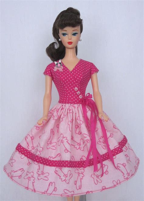 Bunny Hop Vintage Barbie Doll Dress Reproduction Barbie Clothes On Ebay Usr