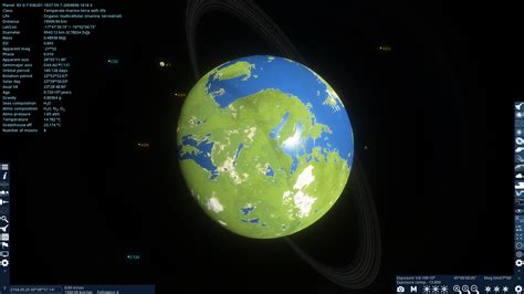 Earth Like Planet With Rings Rspaceengine