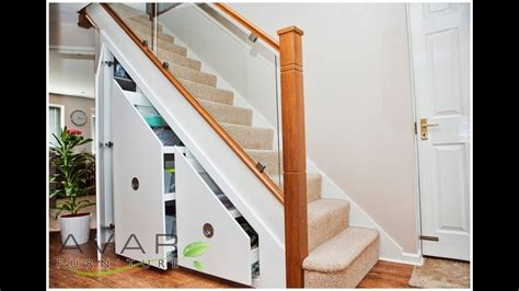 Top 40 Under Staircase Storage Design Ideas Unit Ark Ikea Drawers