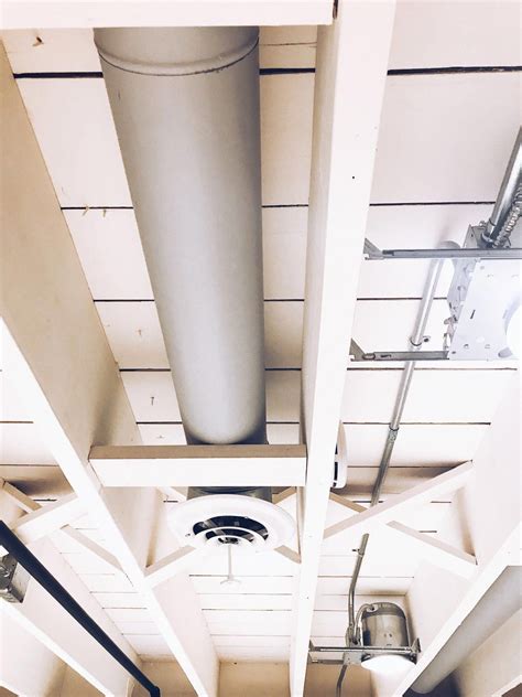 Low basement ceiling ideas | basement makeover. DIY Painted Basement Ceiling Project - white painted ...