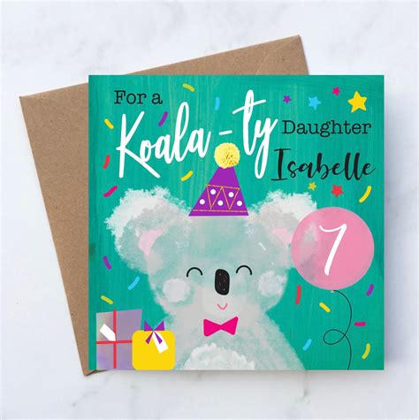 Koala Birthday Greeting Green Template Postermywall Koala Birthday Card Birthday Cards