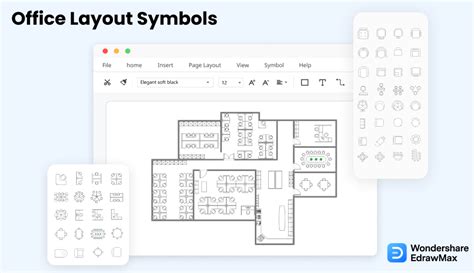 Office Layout Symbols And Meanings Edrawmax