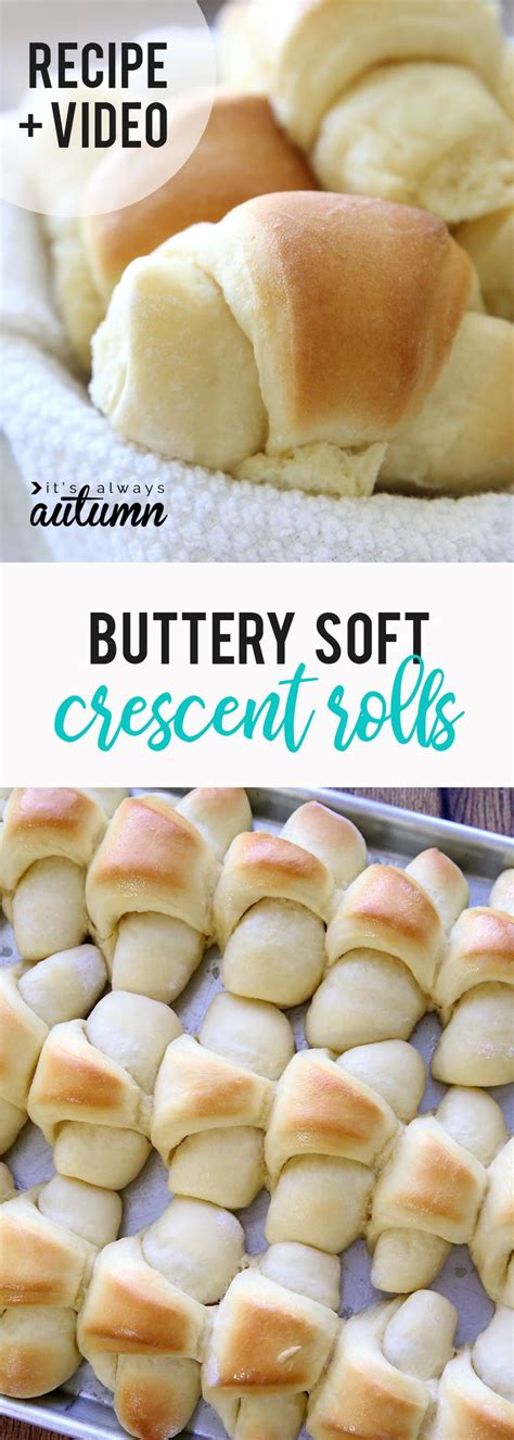 How To Make Buttery Crescent Rolls At Home Recipe Homemade Crescent