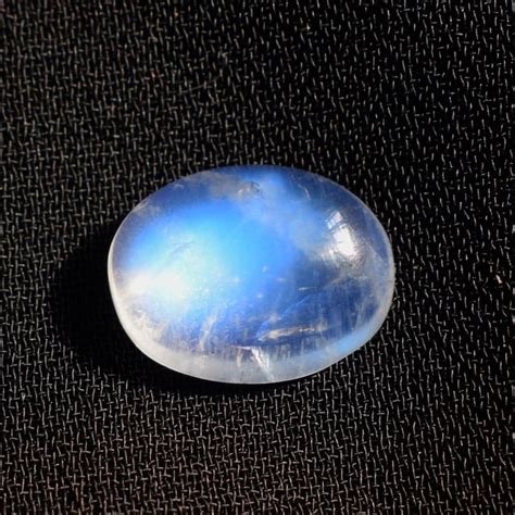 Aaa Quality Rainbow Moonstone Cabochon 100 Natural Blue Flashy