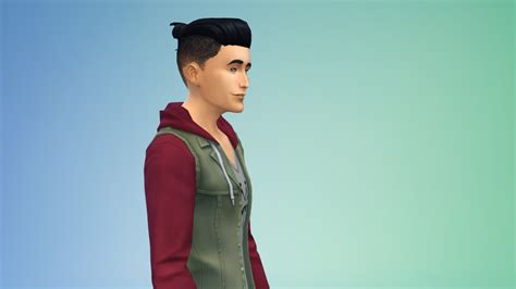 My Sims 4 Blog Kiwisims4 The Man Bun Hair