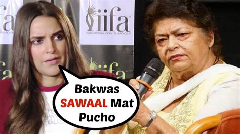 Neha Dhupia Angry Reaction On Saroj Khan Casting Couch Statement Youtube