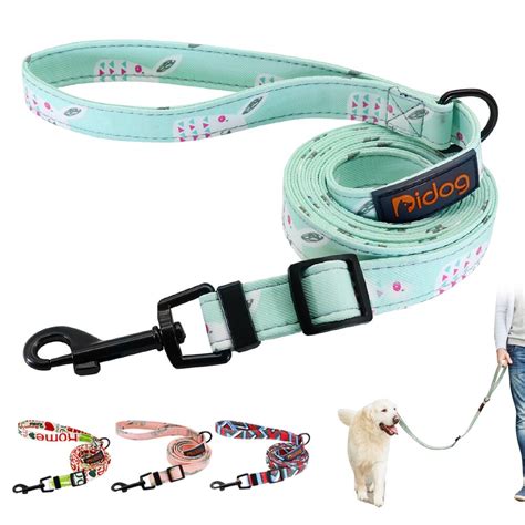 Nylon Dog Leash Lead Printed Pet Walking Running Training Dog Leashes