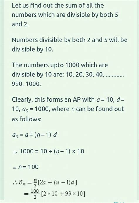Find The Sum Of All Natural Numbers From 1to1000 Which Are Neither
