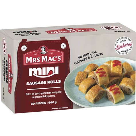 Mrs Macs Party Sausage Rolls 20 Pack Woolworths