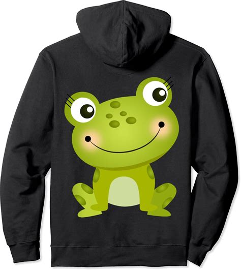 Cute Green Frog T Pullover Hoodie Uk Fashion
