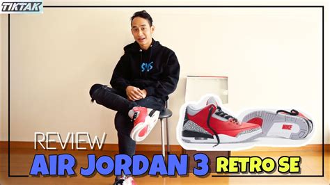 Anda juga boleh menggunakan serbuk talcum wangi. Review Air Jordan 3 Retro SE II NYAMAN di Kaki - YouTube