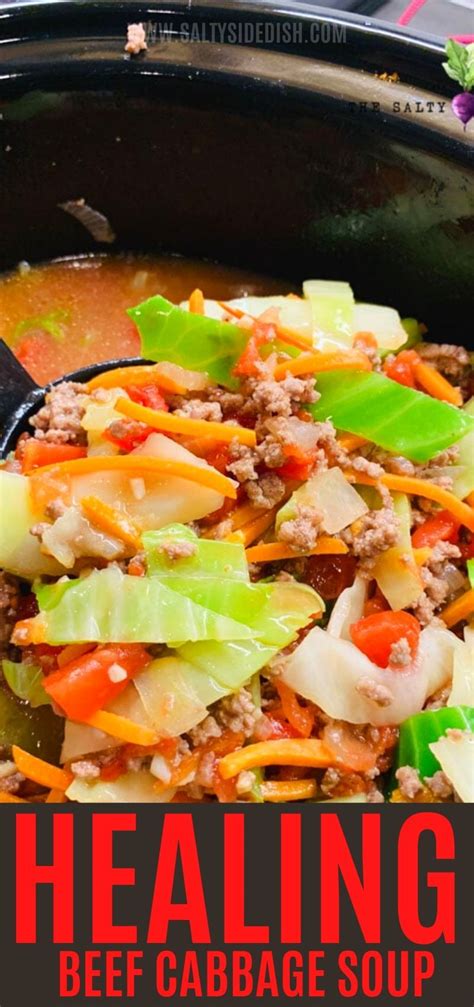 Didn't have yukon gold potatoes, so used one cubed idaho potato and one carton of cannellini beans. Beef cabbage soup image by Lori Mussell on recipes in 2020 | Potato side dishes, Soup recipes