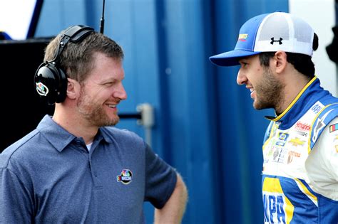 dale earnhardt jr calls himself out for embarrassing reaction and cussing on live tv during