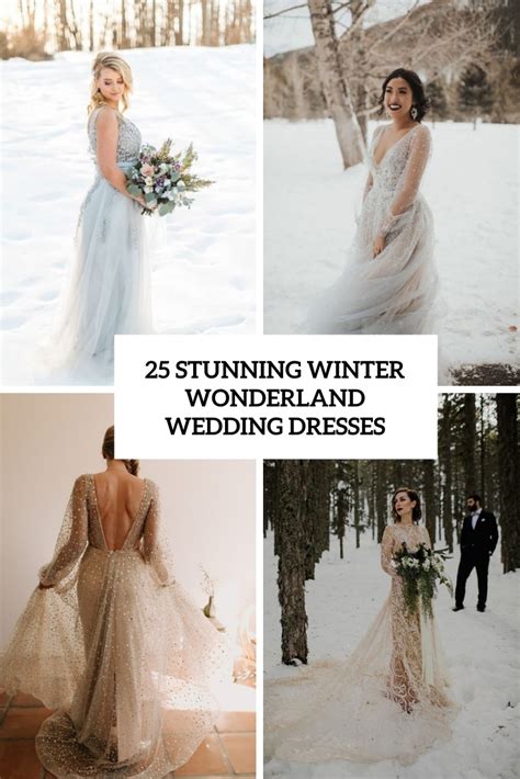 25 stunning winter wonderland wedding dresses weddingomania