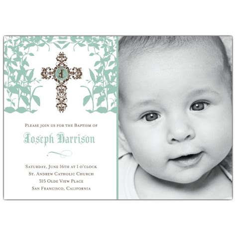 Find inspiration in our christening and baptism invitation wording ideas for your special event. 1st birthday baptism invitations | Baptism invitations ...