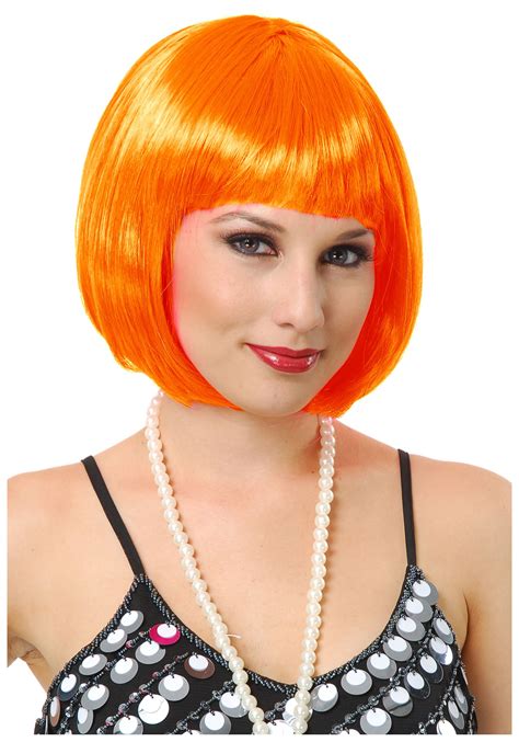Orange Bob Wig Bob Cut Wigs Pink Wig Short Hair Wigs