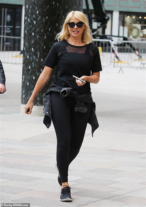 holly willoughby gives a rare glimpse of her gym style in stylish mesh top and sporty leggings