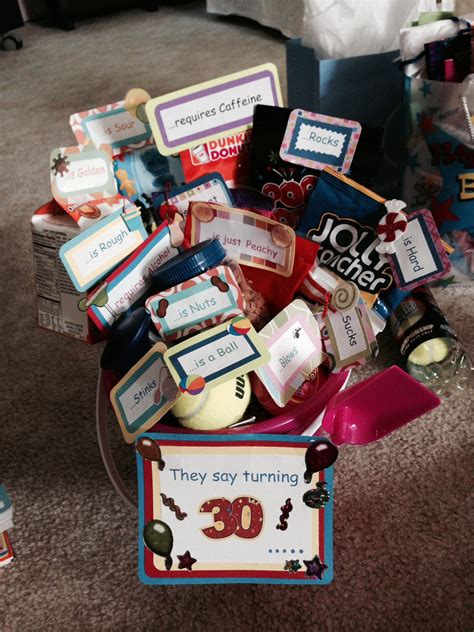 Looking for the perfect gift? Pin on 30th Birthday Basket