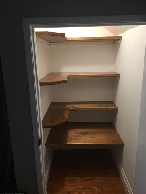 They don't actually pull out. How To Build Pantry Shelves Under Stairs