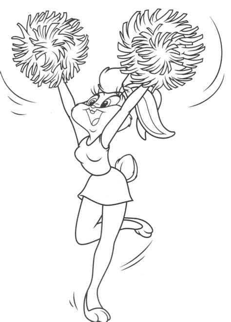 Free Printable Cheerleading Coloring Pages Coloring Pages