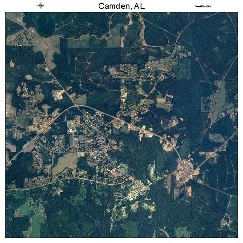 Aerial Photography Map Of Camden Al Alabama