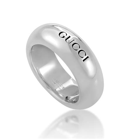 Gucci Sterling Silver Signature Ring Guc18 010615 Luxury Bazaar