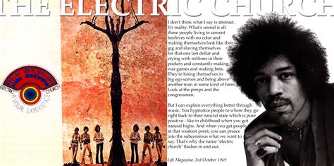 Prochedelic Music Jimi Hendrix The Electric Church 1969