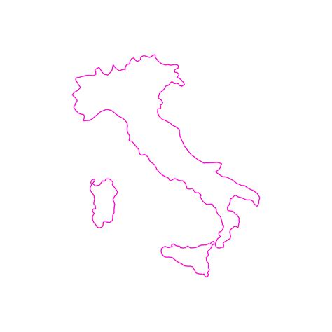 Mapa De Italia Sobre Fondo Blanco 4710420 Vector En Vecteezy
