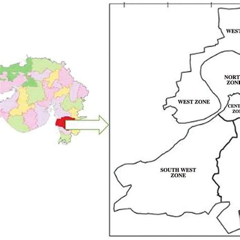 Location Map Of Surat City Download Scientific Diagram