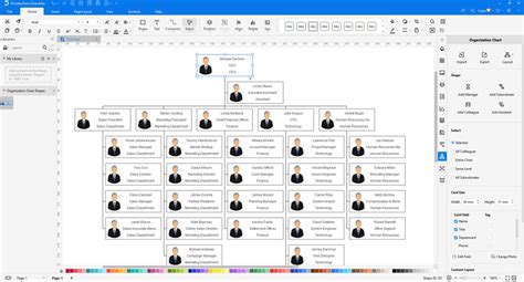 How To Create An Organizational Chart In Visio Edrawmax Online