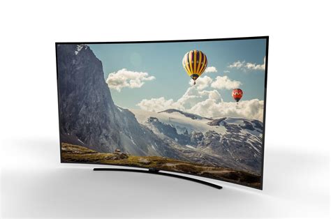 65 Inch Samsung Curved Tv 3d Cgtrader