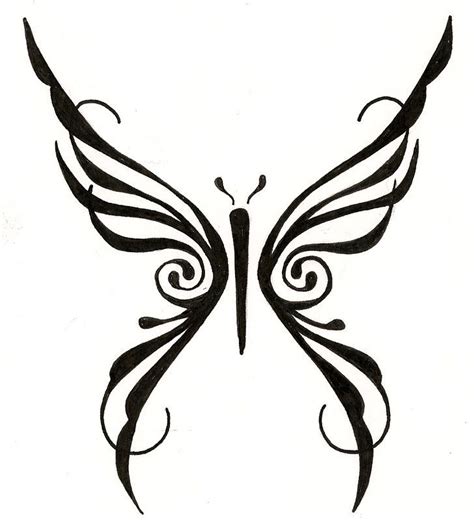 Original Design Tribal Butterfly Tattoo Ginaleecincotta