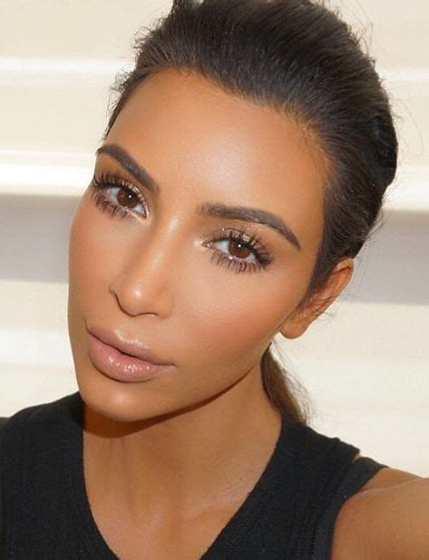 Pinterest Deborahpraha ♥️ Kim Kardashian Bronze Makeup Look I Love