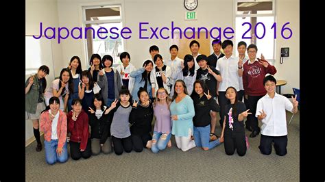 Japanese Exchange Program 2016 Youtube