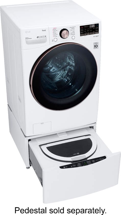Lg 45 Cu Ft 12 Cycle High Efficiency Front Load Washer With Wifi