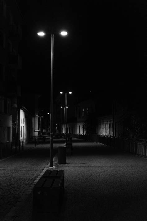 Free Images Street Light Darkness Night Black And White Light
