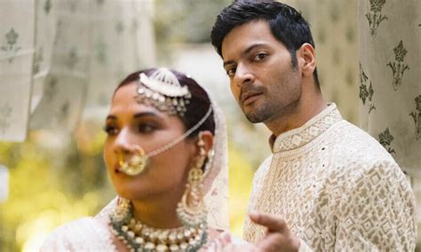 ریچا چڈا اور علی فضل شادی کے بندھن میں بندھ گئے، بھارتی میڈیا Entertainment Dawnnews