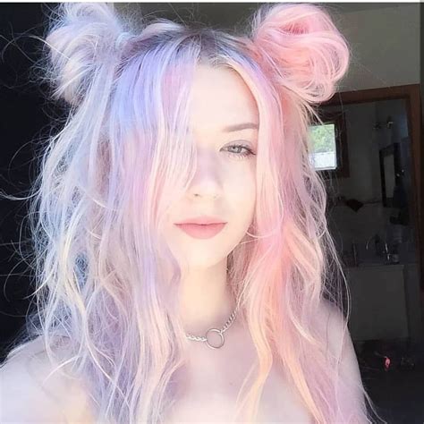 Pastel Hair Via Kaylahadlington 🌹 Pastel Pink Hair Cool Hairstyles
