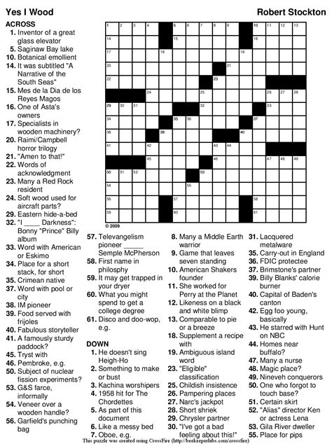 The sale or redistribution of these free large print crossword and word search puzzles is prophibited. Search Results for "Large Print Easy Crossword Puzzles ...