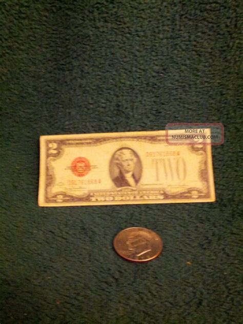 1928g Red Seal U. S. A. Two Dollar Bill