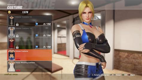 Dead Or Alive 6 Helena All Costumes Gameplay 2020 1080p60fps Youtube