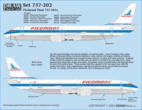 Piedmont DRAW Decal