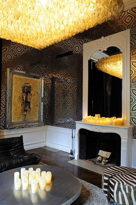 Lenny Kravitz Paris Design Classic Fireplace Glamorous Interiors