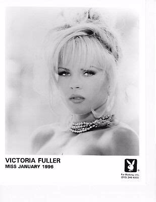Playboy Playmate Victoria Fuller Portrait X B W Head Shot Photo