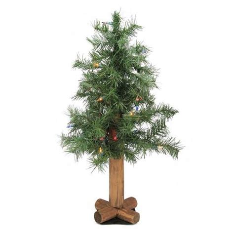 Northlight 2 Ft Pre Lit Alpine Artificial Christmas Tree With 35