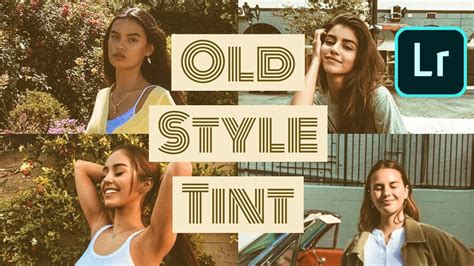 Free ios and android app with our presets available! Old Style Tint Lightroom Preset | Free DNG download - YouTube