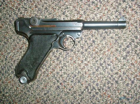1941 Byf Mauser 9mm Luger With Black Widow Gr For Sale