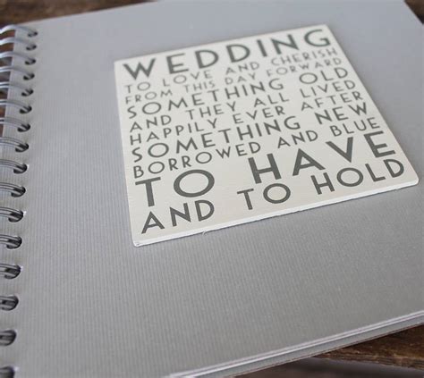 Wedding Album Memory Book By Posh Totty Designs Interiors