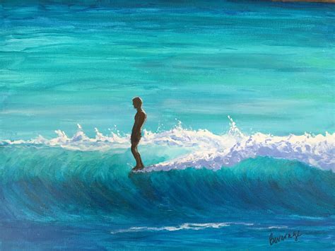Acrylic On Canvas By Newport Loft Surf Art Surfart Surf Art Surf